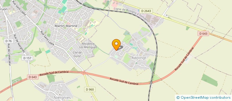 localisation de l'entreprise SARL MEUBLES EXPANSION à AWOINGT