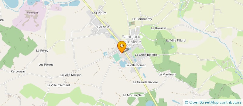 localisation de l'entreprise SARL MEUBLES PERRIN à LE MENE