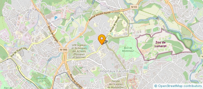 localisation de l'entreprise SARL MEUNIER à MONTPELLIER