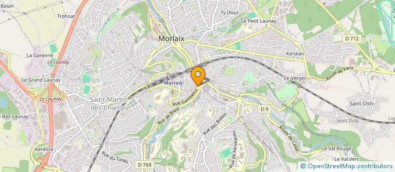 localisation de l'entreprise SARL MEUNIER à MORLAIX