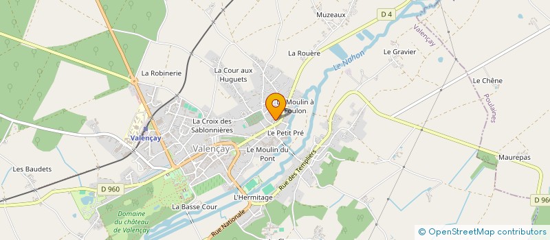 localisation de l'entreprise SARL MEUNIER à VALENCAY
