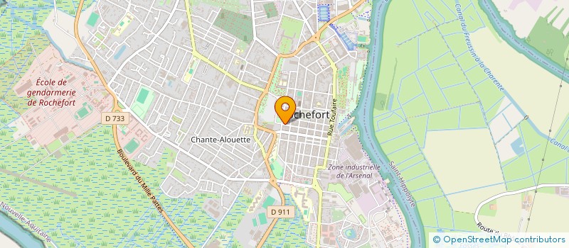 localisation de l'entreprise SARL MEUNIER  ROCHEFORT