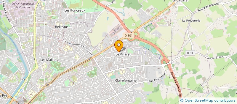 localisation de l'entreprise SARL MEUNIER PATRICK à LE MANS
