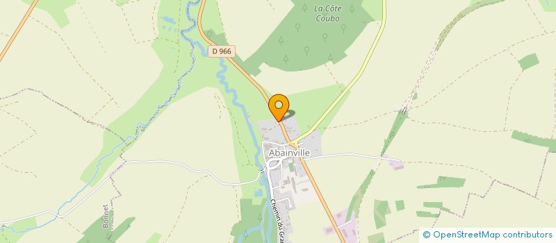 localisation de l'entreprise SARL MEUSE FOURRAGE à ABAINVILLE