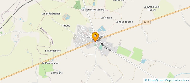 localisation de l'entreprise SARL MEVEL  LE LION-D'ANGERS