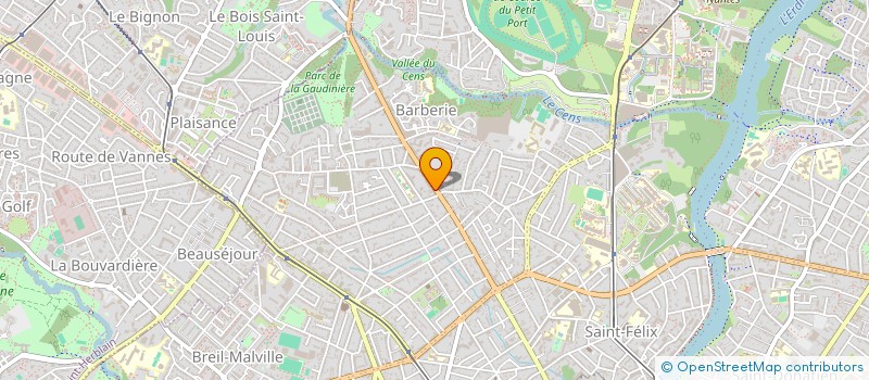 localisation de l'entreprise SARL MEVET à NANTES