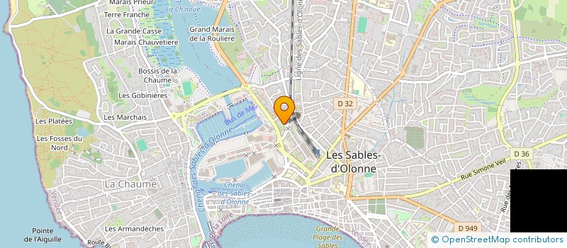 localisation de l'entreprise SARL MEYER à LES SABLES D'OLONNE
