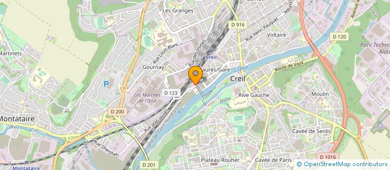 localisation de l'entreprise SARL MEYRA à CREIL