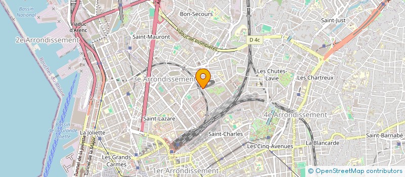 localisation de l'entreprise SARL MEZI FRERE MACONNERIE GENERAL à MARSEILLE