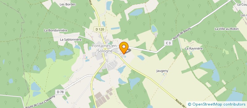 localisation de l'entreprise SARL MFC  FONTAINES-EN-SOLOGNE