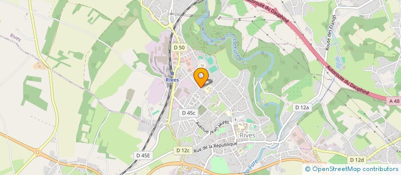 localisation de l'entreprise SARL MG à RIVES