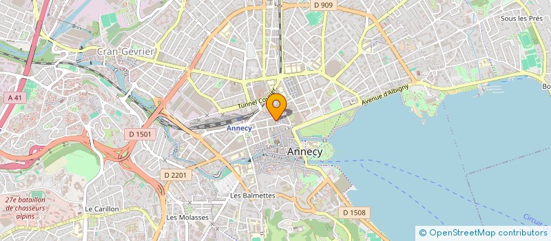 localisation de l'entreprise SARL MG à ANNECY