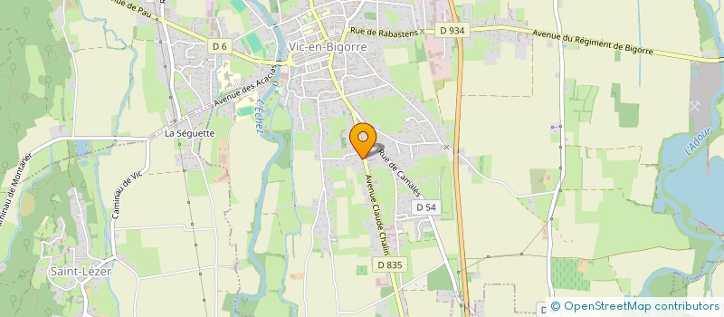 localisation de l'entreprise SARL MG II à VIC-EN-BIGORRE