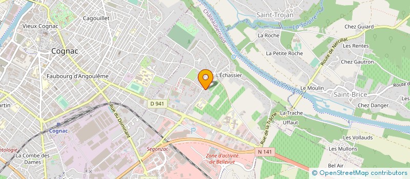localisation de l'entreprise SARL MG PNEUS à CHATEAUBERNARD