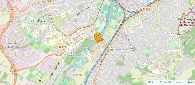 localisation de l'entreprise SARL MGA VINS à BRUNSTATT-DIDENHEIM
