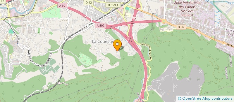 localisation de l'entreprise SARL MGB à AUBAGNE