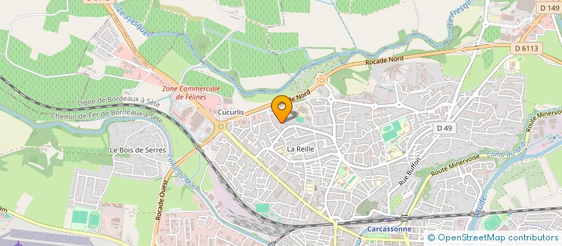 localisation de l'entreprise SARL MGB à CARCASSONNE