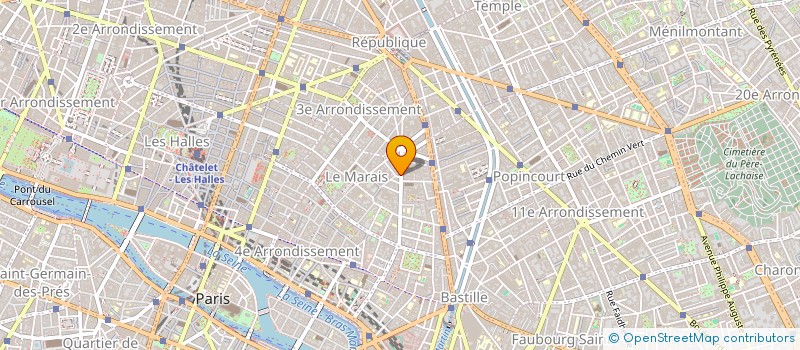 localisation de l'entreprise SARL MGB à PARIS