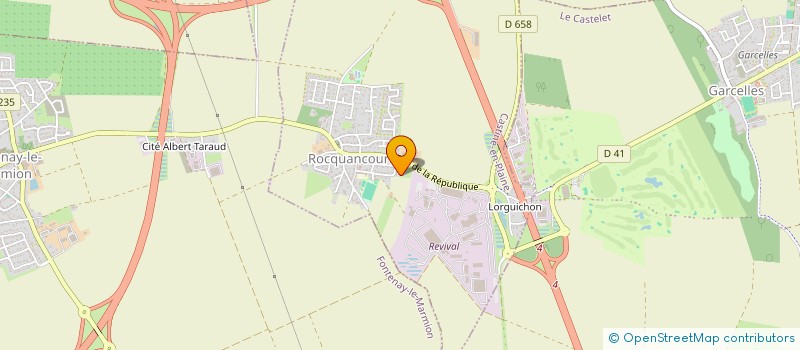 localisation de l'entreprise SARL MGD  CASTINE-EN-PLAINE