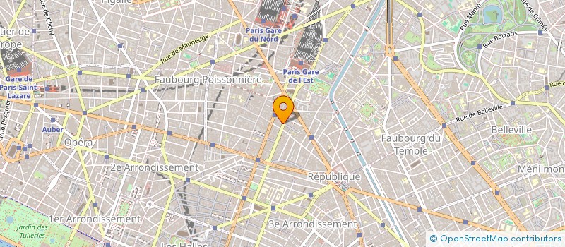 localisation de l'entreprise SARL MGE  PARIS