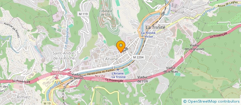 localisation de l'entreprise SARL MGP  NICE