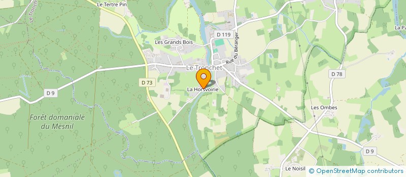 localisation de l'entreprise SARL MGP à LE TRONCHET