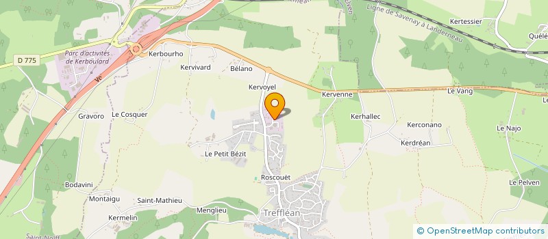 localisation de l'entreprise SARL MGP LE BOT à TREFFLEAN
