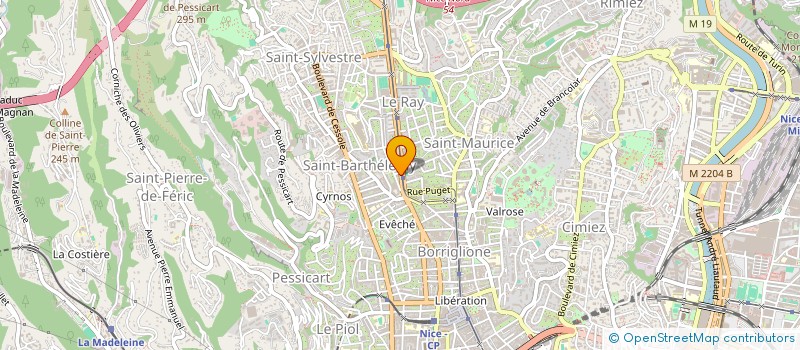 localisation de l'entreprise SARL MGTT à NICE