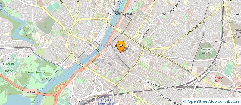 localisation de l'entreprise SARL MGV  ANGERS