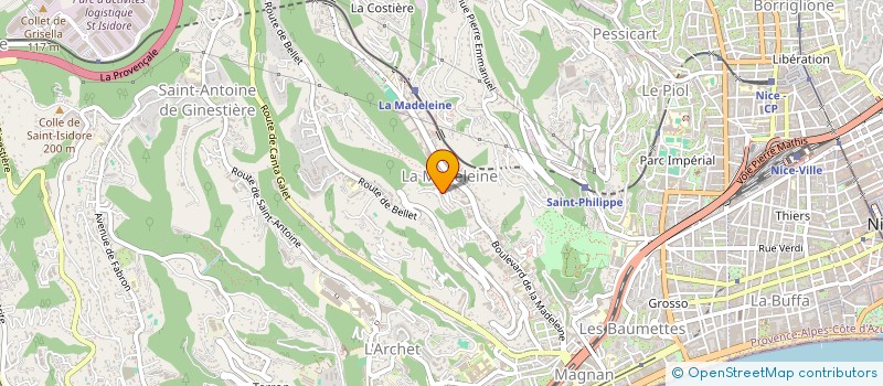 localisation de l'entreprise SARL MHAMDI BAT à NICE