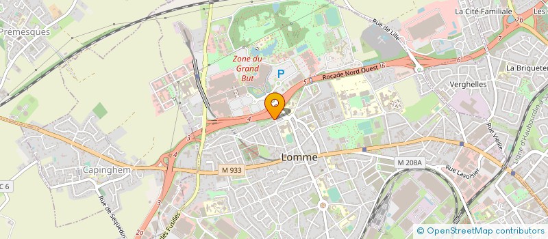 localisation de l'entreprise SARL MHDI à LILLE
