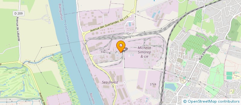 localisation de l'entreprise SARL MHM BTP  BASSENS