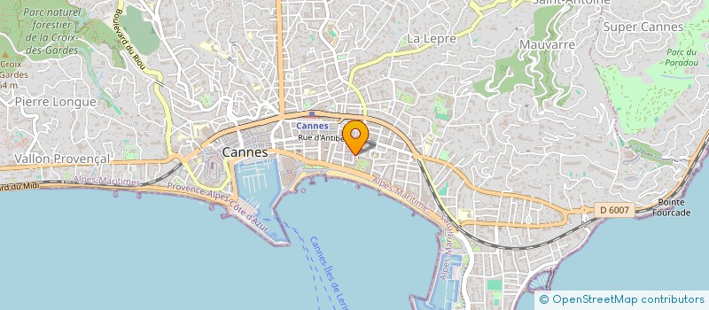 localisation de l'entreprise SARL MHN  CANNES