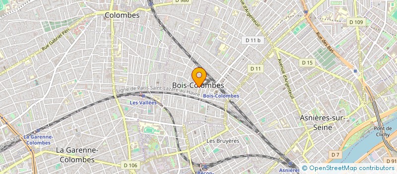 localisation de l'entreprise SARL MHT IMMOBILIER à BOIS-COLOMBES