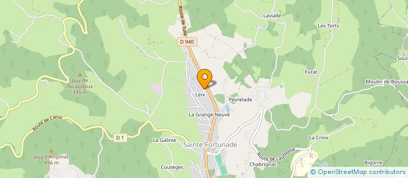 localisation de l'entreprise SARL MIALET à SAINTE-FORTUNADE