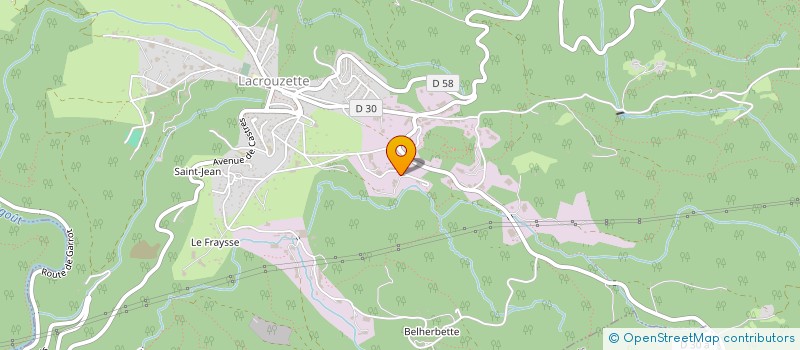 localisation de l'entreprise SARL MIALHE ET ANGLADE à LACROUZETTE