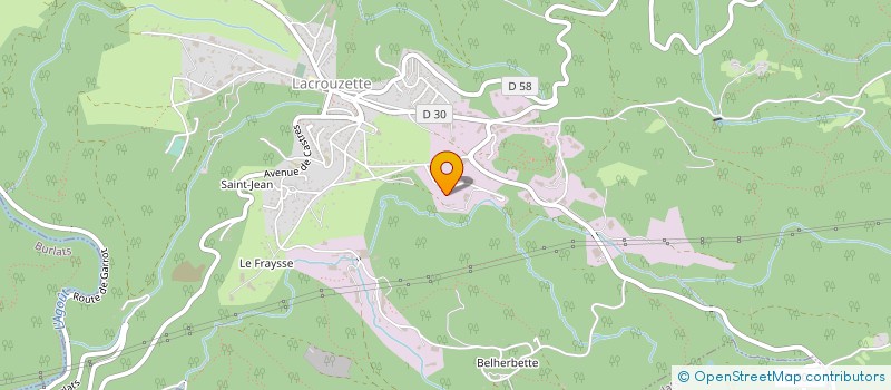 localisation de l'entreprise SARL MIALHE RENE ET FILS à LACROUZETTE