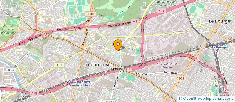 localisation de l'entreprise SARL MIAM-MIAM à LA COURNEUVE