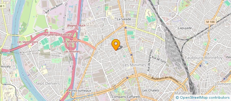 localisation de l'entreprise SARL MIAMI DECO à TOULOUSE