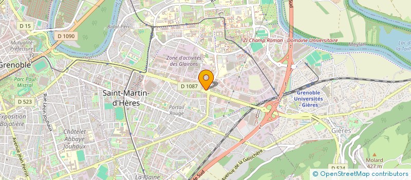 localisation de l'entreprise SARL MIAMM' à SAINT-MARTIN-D'HERES