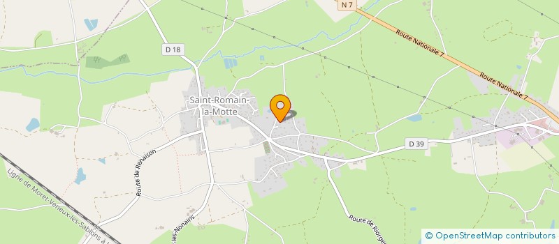 localisation de l'entreprise SARL MIARD LAURENT  SAINT-ROMAIN-LA-MOTTE