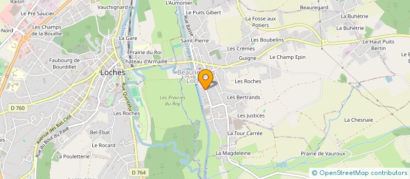 localisation de l'entreprise SARL MICARA  BEAULIEU-LES-LOCHES