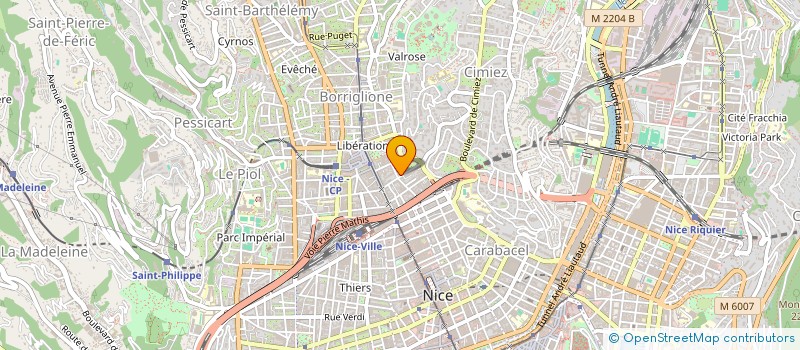 localisation de l'entreprise SARL MICELI à NICE