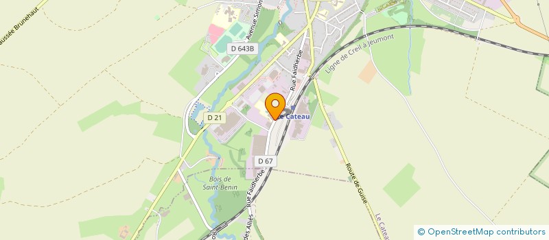 localisation de l'entreprise SARL MICELLI ET FILS  LE CATEAU-CAMBRESIS