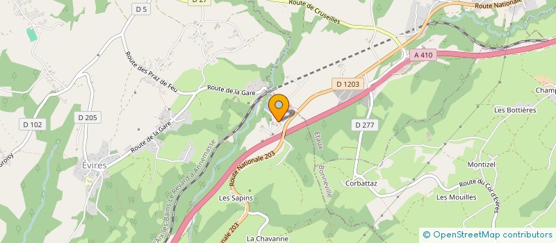 localisation de l'entreprise SARL MICHAEL TISSOT TP  FILLIERE