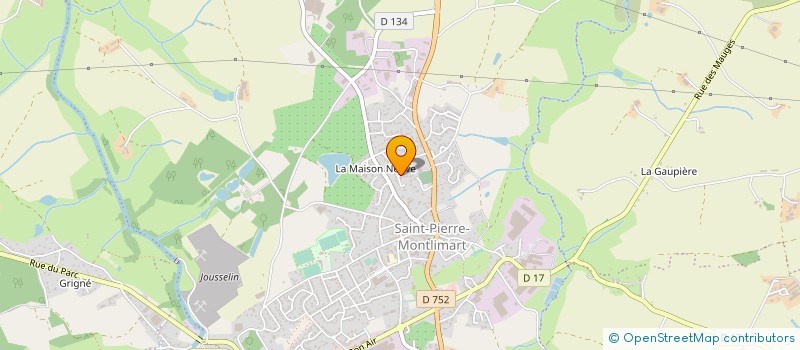 localisation de l'entreprise SARL MICHALSKI BOISLEVE DISTRIBUTION à MONTREVAULT-SUR-EVRE