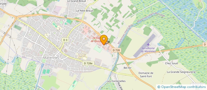 localisation de l'entreprise SARL MICHEL  MARENNES-HIERS-BROUAGE