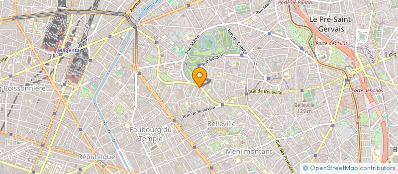 localisation de l'entreprise SARL MICHEL B à PARIS