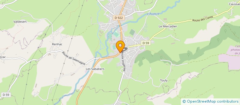 localisation de l'entreprise SARL MICHEL BOUSQUET à JUSSAC