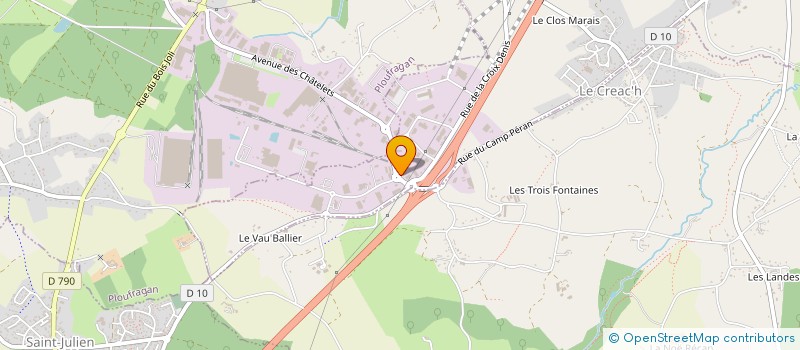 localisation de l'entreprise SARL MICHEL BROUDIC à TREGUEUX